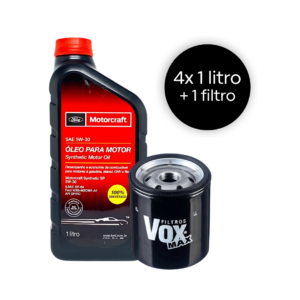 Kit troca de óleo Motorcraft 5w30 SP Ford