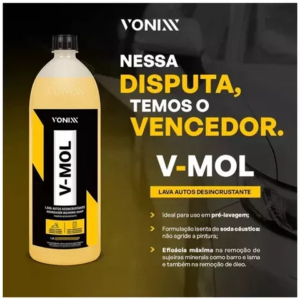 Kit Lavação Automotiva Vonixx – Shampoo V-Mol + Toalha de Microfibra - Imagem 2