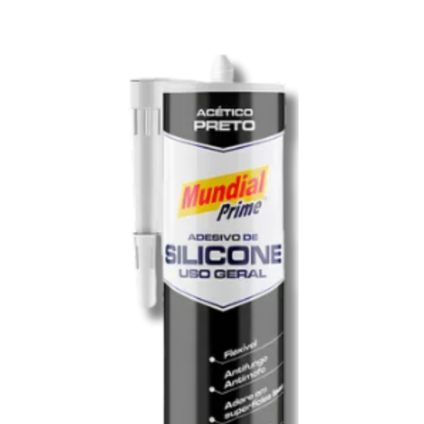 Adesivo de Silicone Acético Mundial Prime – Uso Geral e Vedação - Imagem 2