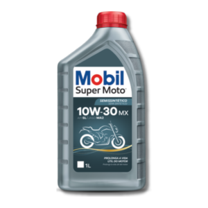 1Lt Lubrificante Mobil Super Moto 10W30 MX – Semissintético 4T