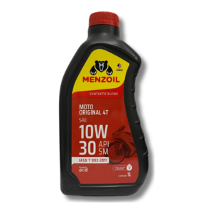 1Lt Lubrificante Menzoil 10W30 Moto 4T SM LT – Óleo Semissintético