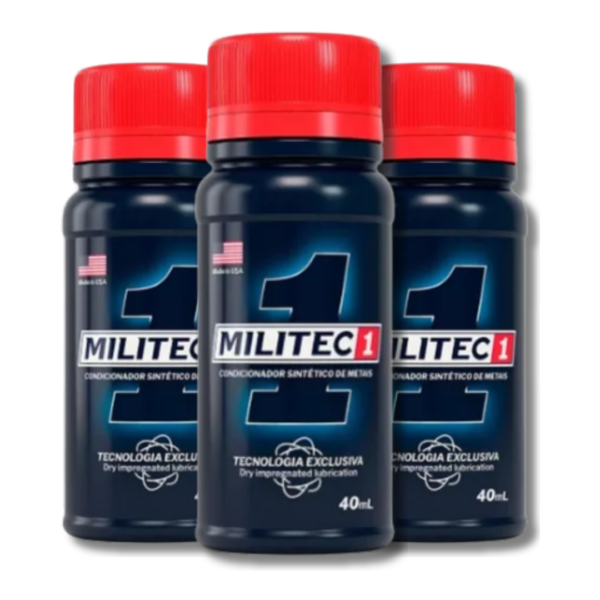 Kit 3x Militec-1 40ml – Condicionador de Metais para Motos