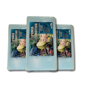 Kit 3x Esponja Automotiva para Lavação Mil Milhas 22x12x5cm